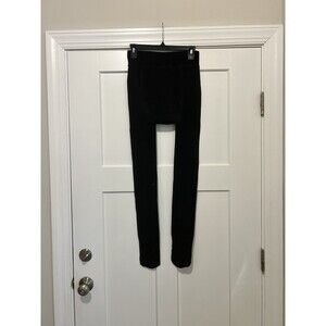 Women's Warm & Cozy Black Fleece lined Thermal Tights size Medium High Waist